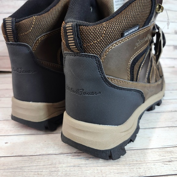 Eddie Bauer Men's Fairmont Hiking Boots Leather Waterproof - Brown Sz 12 - Picture 8 of 12